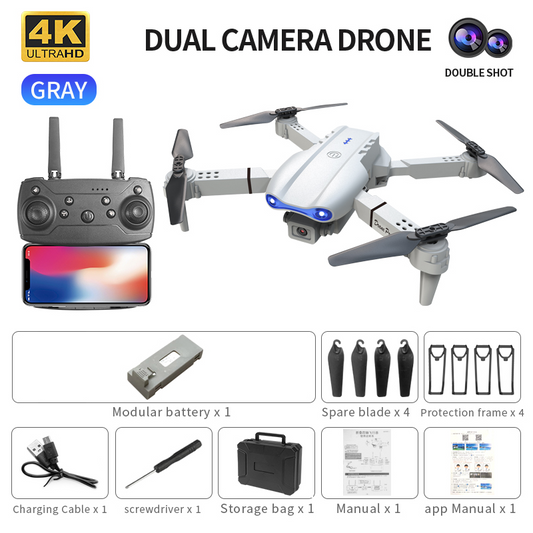 Long Battery Life Of Dual-camera Quadcopter 4K